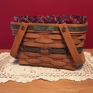 🎄Longaberger Seasons Greeting Basket Combo